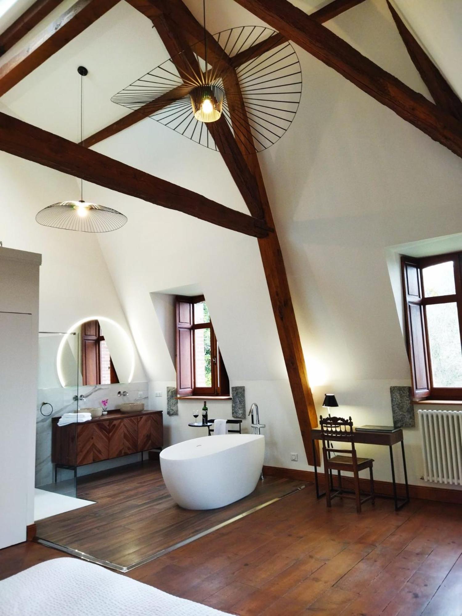 Bed and Breakfast Domaine De La Tisnere à Gelos Chambre photo
